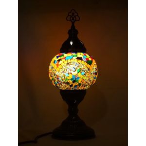 Oosterse mozaïek tafellamp (Turkse lamp)  ø 12 cm Bol