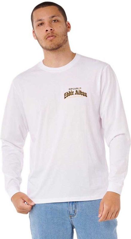 Rip Curl Poster Art Eddie Would Go T-shirt Met Lange Mouwen