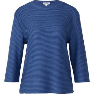 s.Oliver RED LABEL - Sweatshirt - Relaxed Fit - Structuurmotief