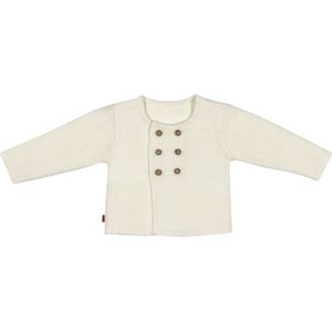 Frogs and Dogs-Flower Power Knitted Vest-Off White - Maat 86