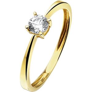 Sparkle14 Ring Zirkonia - Goud