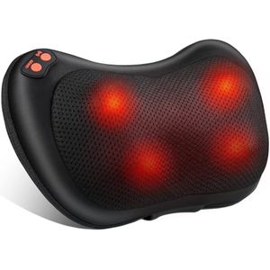 White-Label® Nekmassage Apparaat - Massagekussen - Massage Apparaat - Zwart