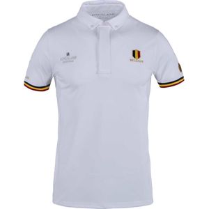Kingsland Gistel Equibel Heren Wedstrijdshirt XXS White