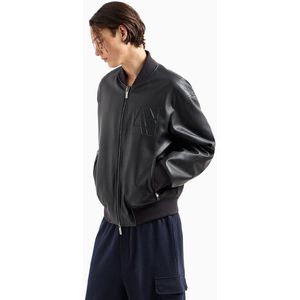 Armani Exchange - 6dzb23-ze1cz Jas - Licht Gewatteerd Bomberjack - Imitatieleer - Polyester