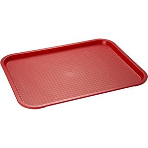 Dienblad - Rood - 45x35 -5 cm