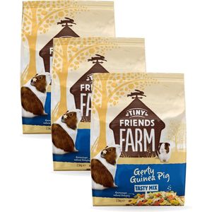Supreme Tiny Friends Farm Gerty Guinea Pig Tasty Mix - Caviavoer - 3 x 2.5 kg