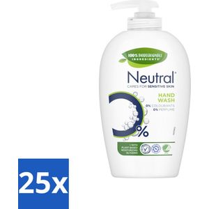 Neutral Vloeibare Handzeep 250 ml - Bulkverpakking - 25 stuks