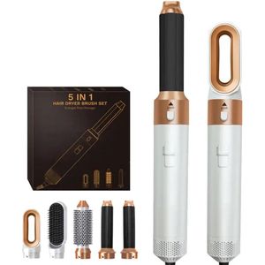 Airstyler Krultang 5 in 1 – Föhnborstel – Multistyler - Airstyler – Kort & Lang haar – Haardroger