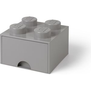 Opbergbox LEGO Brick 4 Grijs 22
