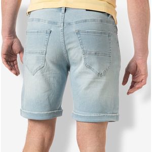 Twinlife Heren Jeans Joshua - Korte broeken - Duurzaam - Elastisch - Blauw - 32