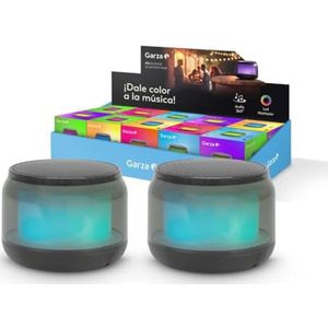 Draadloze Bluetooth 5.1 Luidspreker met Micro SD en 15 Kleurrijke LED-lichtmodi - 360 Graden Geluid en Handsfree Functie