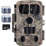 DirectGoods - Wildcamera - 4K - 48MP - Voor Buiten - Incl. Tripod - Incl. 64GB SD