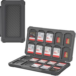 SD Kaart Houder voor 20 SD en 20 Micro SD Kaarten