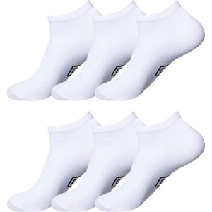 Umbro sneakersokken – enkelsokken – 6 paar – maat 35-40 – wit – sokken dames en heren – unisex - Cadeau