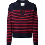 Pepe Jeans - PL7000012 - Trui - Marineblauw - Katoen - Lange Mouwen