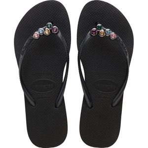 Havaianas SLIM FLATFORM - Zwart - Maat 39/40 - Dames Slippers