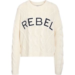 Noisy May - Nmrebecca O-neck Cable Knit - Gebreide Trui - Birch