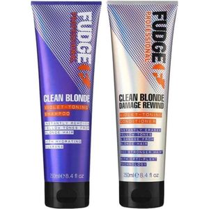 Fudge Clean Blonde Violet Duo Pack - 2 x 250 ml