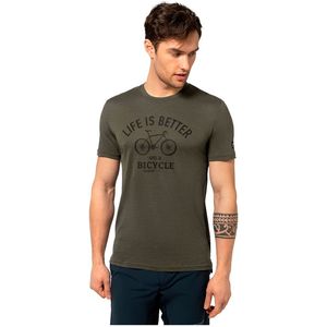 Super.natural - Better Bike T-shirt - Korte Mouwen - Merino - Zwart