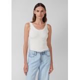 Tanktops - Zachte Jersey Tanktop - Met Vrouwelijke Kanten Rand - Slanke Pasvorm