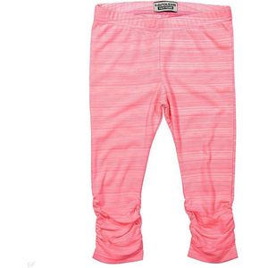 DJ Dutchjeans Legging Positive Vibes neon pink melange  -  Maat  98