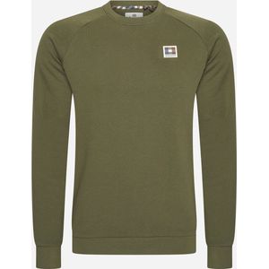 Aquascutum Active patch crewneck - army green
