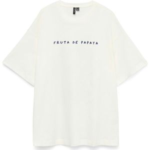 VERO MODA - VMTAZ HAILEY OVERSIZE TEE - Dames - T-shirt - Kleur - Materiaal