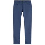 Scotch & Soda Ralston - Katoenmix Twill Regular Slim Fit 5-Pocket Pant, Insignia Blauw 410, 28W / 30L