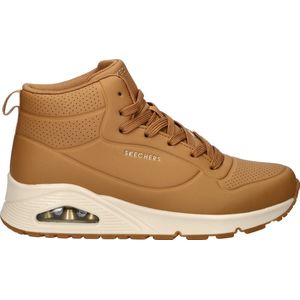 Skechers Uno Stand High dames sneaker - Cognac - Maat 37