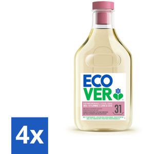 Ecover - Vloeibaar Wasmiddel Wol & Fijn Was - Waterlelie & Groene Meloen - 1,43 liter - 31 Wasbeurten