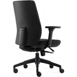 OrangeLabel Ergonomische Bureaustoel Series 31 type 8. Voorzien van 4D armleggers en Comfort rug en voldoet aan de NEN EN 1335 Normering