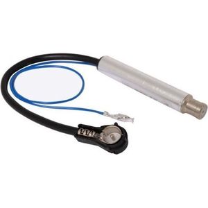 ISO (m) - ISO (v) auto antenne adapter met fantoomvoeding - 0,10 meter