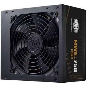 Cooler Master - MWE 750W V3 - Voedingsbron - Zwart - ATX 3.1 - 80 Plus Bronze