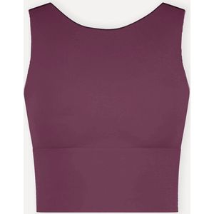 Namastae® Bh topjes dames | Yoga BH | Bh shirt | Donker bordeaux | Maat 34 | Maat XS