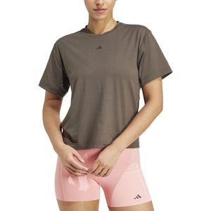 adidas - Power 3 Stripes - T-shirt - Groen - Korte Mouwen