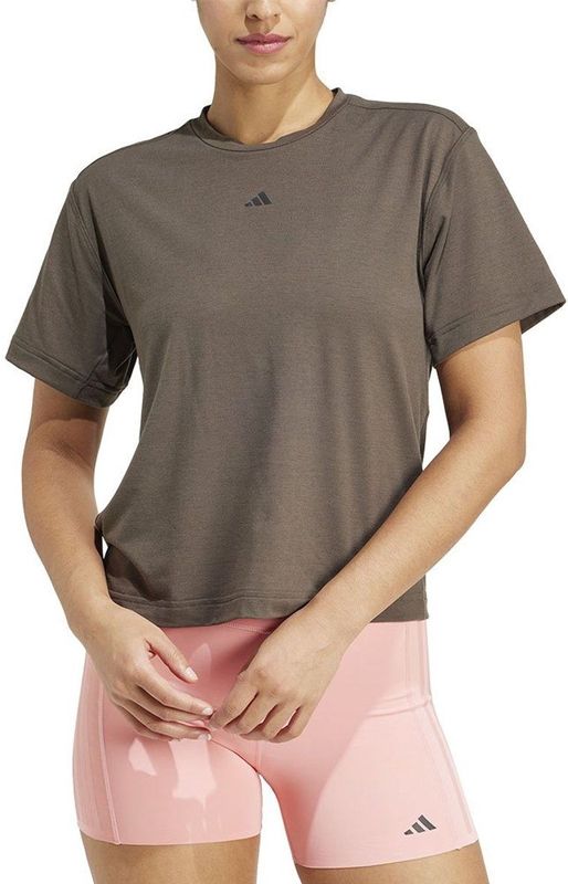 adidas - Power 3 Stripes - T-shirt - Groen - Korte Mouwen