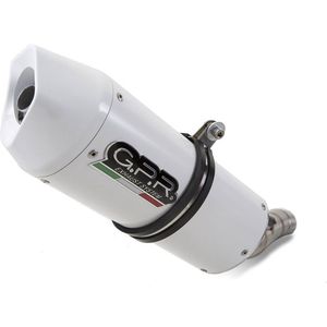 Gpr Exhaust Systems Albus Ceramic Crf 250 R 03-05 Gehomologeerde Slip On Uitlaatdemper Wit Homologated