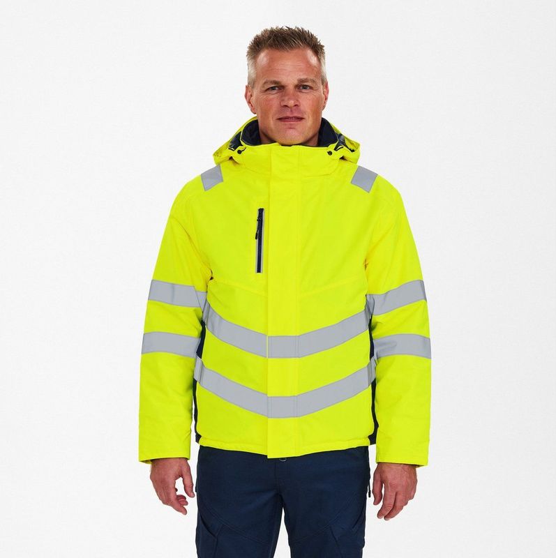 Engel Safety - 1946-930 - Winterjack - Hi-vis Yellow / Blue Ink