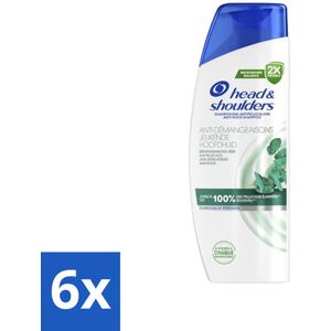 Head & Shoulders - 2in1 Anti-Roos Shampoo & Conditioner - Jeukende Hoofdhuid - 270ml - Voordeelverpakking - 6 stuks