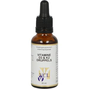 Vital Cell Life - Vitamine D3 & K2 - Druppels - 30 ml
