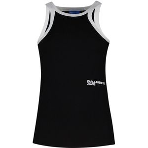 Karl Lagerfeld - Milano Racer - Mouwloos T-shirt - Zwart