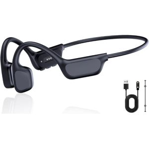White-Label® Bone Conduction Headphone - Koptelefoon voor Activiteiten - Draadloos - Bleutooth - Zwart