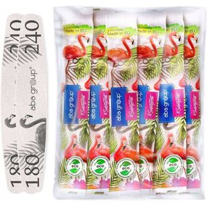 50x Aba Group Nagelvijl Elips Slim 180/240 - Hygiënisch Verpakt