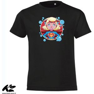 Klere-Zooi - Supergirl - Kids T-Shirt - 128 (7/8 jaar)