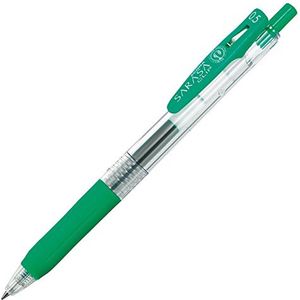 Zebra Sarasa Clip Gel Inkt Pen - Fijn / 0.5mm - Groen