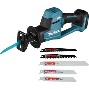 Makita DJR 189 Z Accu Reciprozaag 18 V Brushless + Reciprozaag Zaagset ( P-83967 ) - zonder accu, zonder oplader