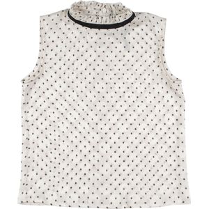 Rumbl Royal - Blouse - Beige - Dots - Maat 104