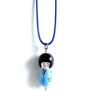 2 Love it Chinese Pop B - Ketting - Gevlochten leer