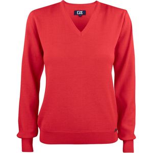 Cutter & Buck Everett V-neck Dames 355431 - Rood - S
