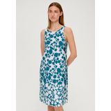 Jurk - Bloemenprint - Viscose - Mouwloos - Knielengte